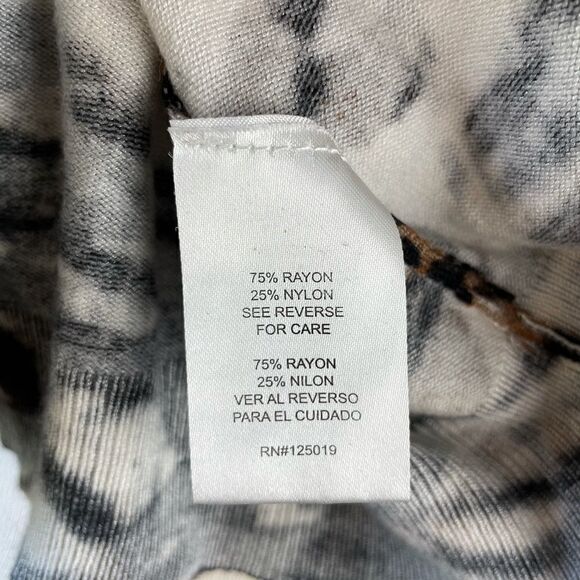 Joseph A. Animal Print Button Down Cardigan EUC - Picture 7 of 7